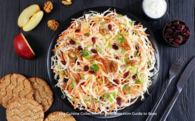 Apple Walnut Cranberry Coleslaw