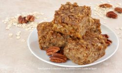 Pumpkin Pecan Oatmeal Snack Bars