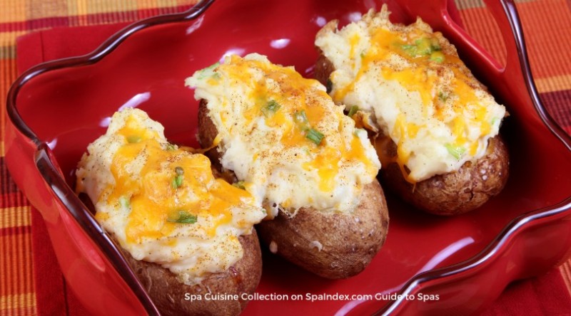 Reduced Fat Twice Baked Potato