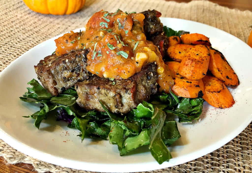 Turkey Meatloaf with Tomato Shallot Gravy  – Skyterra Recipe