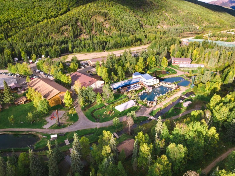 Chena Hot Springs in Summer