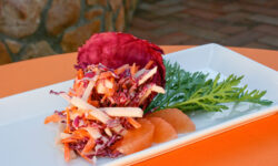 Jicama Slaw with Pink Grapefruit and Citrus Dressing