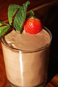 chocolate peanut butter banana smoothie