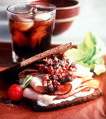 Not Your Everyday Turkey Sandwich with Cranberry Relish