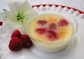 raspberry-custard